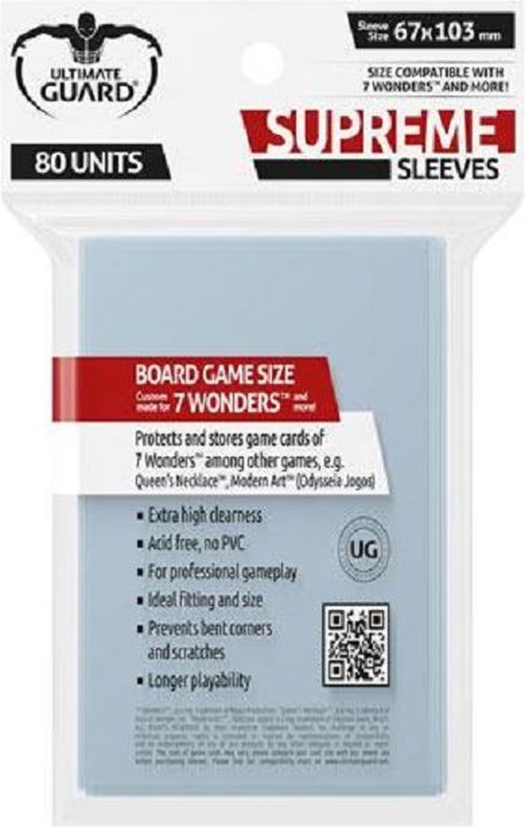 Ultimate guard : 80 sleeves - 67x103mm