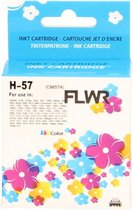 FLWR - Cartouche d'encre / 57 / Couleur - Convient pour HP