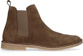 Sacha - Heren - Bruine suède chelsea boots - Maat 43