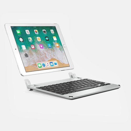 Brydge toetsenbord voor iPad Pro 10.5 (2017) en iPad Air 3 10.5 (2019) - AZERTY - Zilver - Brydge