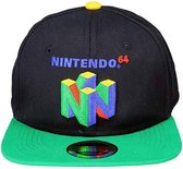 Nintendo 64 Snapback Cap Pet Multicolor - Official Merchandise