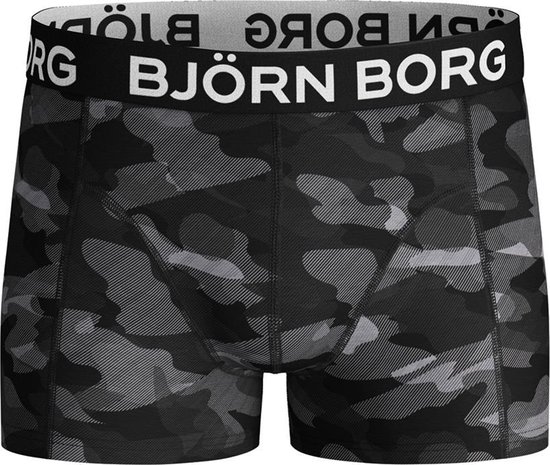 Bjorn Borg - Jongens - 5-Pack Shadeline Boxershorts - Zwart - 146 | bol.com
