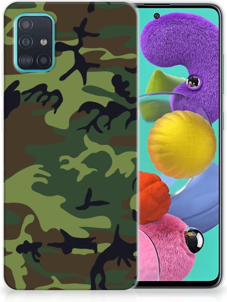 Samsung Galaxy A51 TPU bumper Army Dark