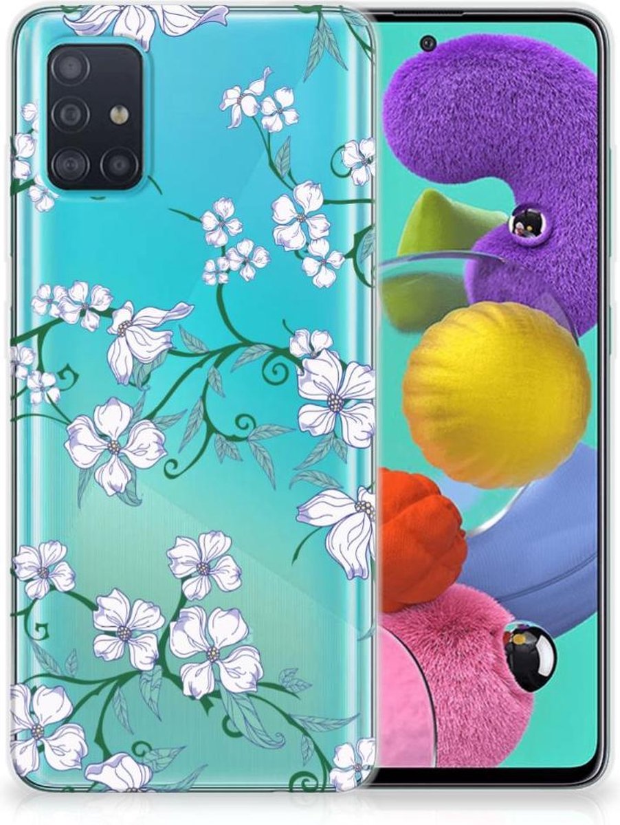 Samsung Galaxy A51 Uniek TPU Case Blossom White