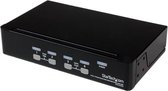 StarTech 4-poort 1U-Rack USB KVM-switch met OSD