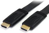 StarTech.com Câble plat HDMI haute vitesse Ultra HD 4K x 2K avec Ethernet de 5m - Cordon HDMI vers HDMI - Mâle / Mâle - Noir