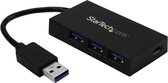 StarTech 4-Poort USB 3.0 hub - USB-A naar 3x USB-A en 1x USB-C - Inclusief power adapter