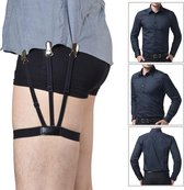 creatief bagageruimte Gezichtsveld Overhemd Bretels Heren - Mannelijke Jarretels - Garters - Zakelijke outfit  - Strak... | bol.com