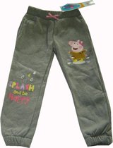 Grijze joggingbroek van Peppa Big maat 116