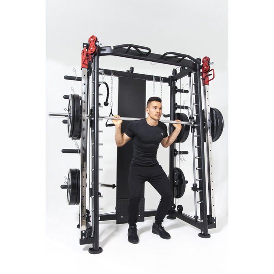 Komkommer Nauwkeurig vitamine Gorilla Sports Multifunctionele Smith Machine Full body training | bol.com