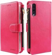 Xssive Wallet Book Case met Ritsvak voor Samsung Galaxy A70 - Pink