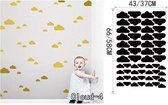 3D Sticker Decoratie Mooi Cloud Muurtattoo Wolken Sticker - Kid Slaapkamer Wanddecoratie Babykamer Decal Muurschildering DIY Home Decor Vinyl - Cloud4 / Large