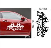 3D Sticker Decoratie Stripfiguren en pictogrammen Autostickers Vinylstickers en muurstickers voor auto-accessoires - C11 / Small