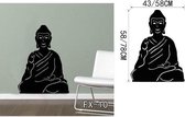 3D Sticker Decoratie Poster Klassieke religie Boeddhisme Boeddha Muurstickers Home Decor Verwijderbare Vinyl Art Sticker voor de woonkamer - FX10 / L