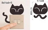 3D Sticker Decoratie DIY Grappig Leuke Dieren Goedkoop Schakelaar Stickers Wall Art Vinyl Decal Woondecoratie Slaapkamer Salon Decoratie - Switch3 / Small