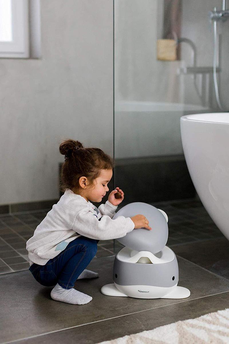 Réducteur de toilette baleine pour enfants gris foncé - Kindsgut - Réducteur  toilette - Achat & prix