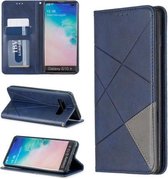 Book Case Samsung Galaxy S10 | Hoogwaardig PU Leren Hoesje | Lederen Wallet Case | Luxe Uitstraling | Telefoonhoesje | Pasjeshouder | Portemonnee | Blauw