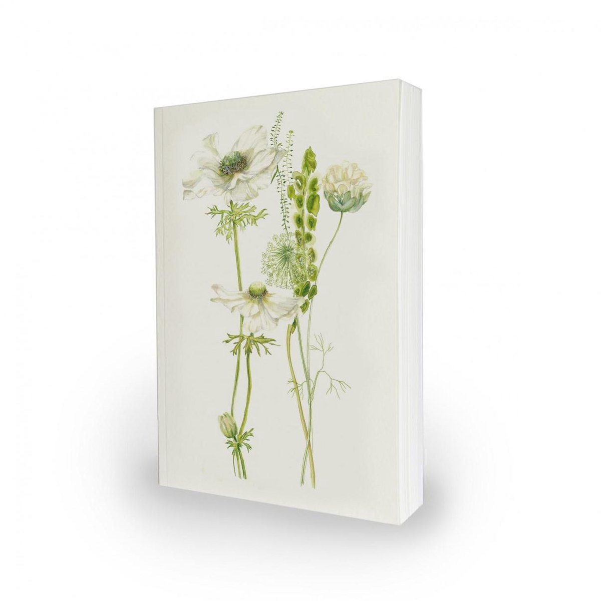 Notietieboek - Notebook - Veldbloemen - + gratis wenskaart Moniek Peek