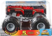 Hot Wheels Monster Trucks 1:24 Schaal DieCast - 5 Alarm (Red)