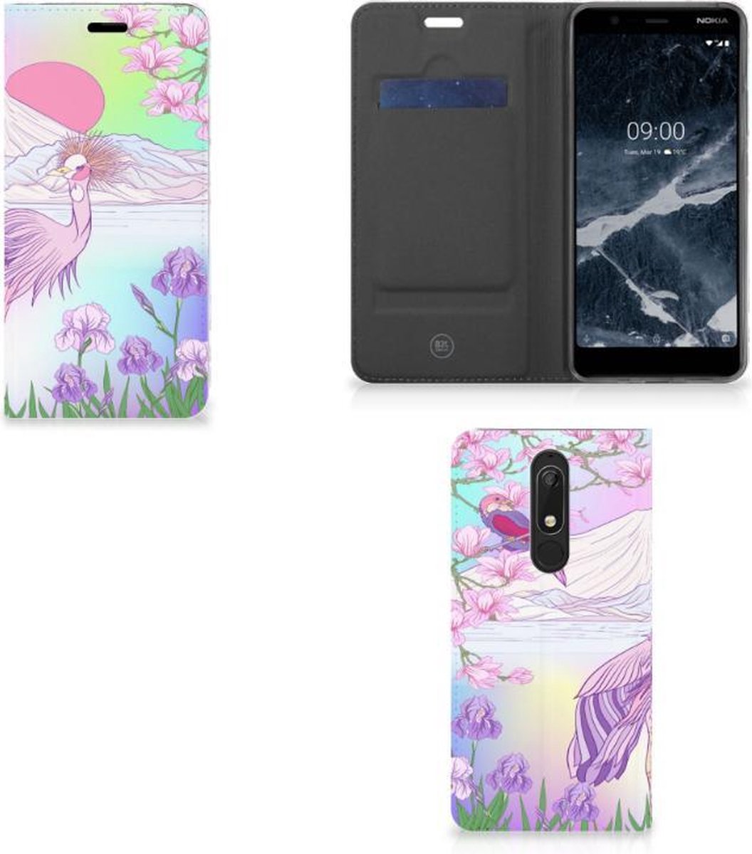 Standcase Hoesje voor Nokia 5.1 (2018) Hoesje maken Bird