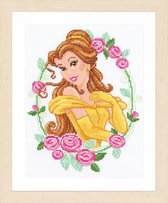 Telpakket kit Disney Belle in bloemenkrans  - Vervaco - PN-0145096
