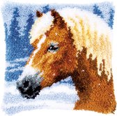 Knoopkussen kit Paard in de sneeuw - Vervaco - PN-0178555