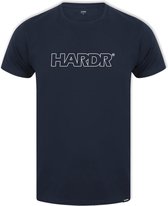 HARDR Outlined T-shirt - Navy - Maat S