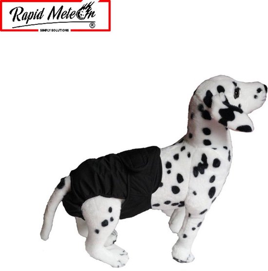 Van toepassing zijn herder koper Rapid Meteor® Hondenluier / Loops broekje / Wasbaar - Honden Luier - XL -  Zwart | bol.com