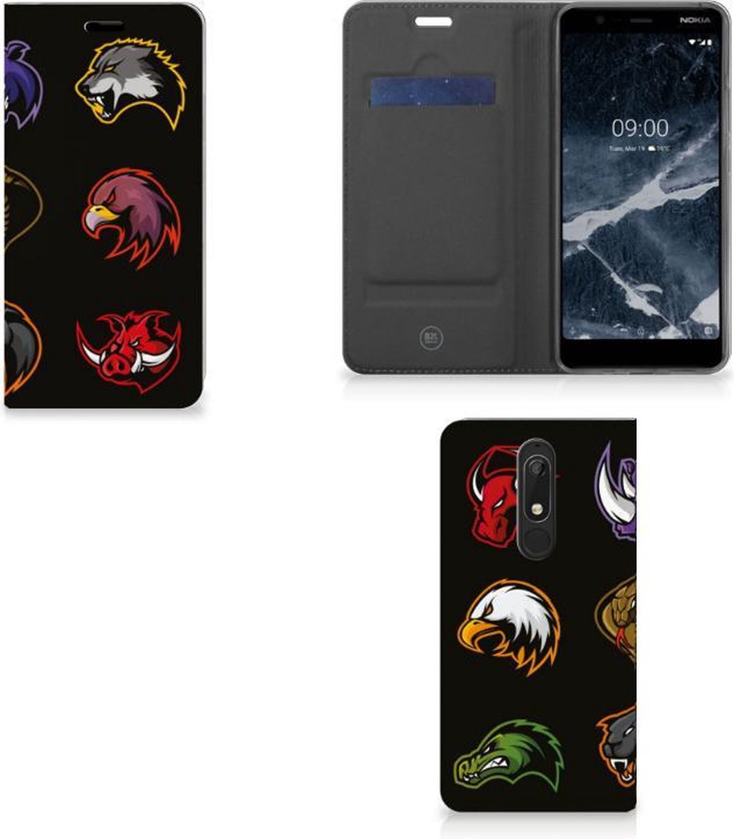 Nokia 5.1 (2018) Magnet Case Cartoon
