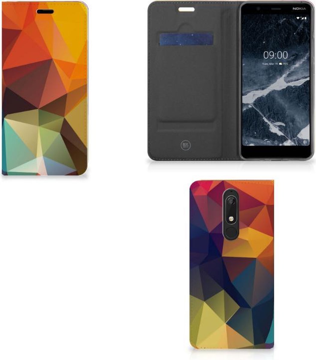 Nokia 5.1 (2018) Stand Case Polygon Color