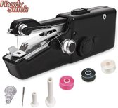 Handy Stitch - PREMIUM Handnaaimachine - Met 3 Spoelen garen en accesoires - Reis Naaimachine - Draadloos - Compact - Elektrisch of op batterijen