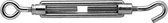 Dulimex Spanschroef handelsuitvoering haak-oog 800-08KA verzinkt M8 x 70mm 8000.315.870A