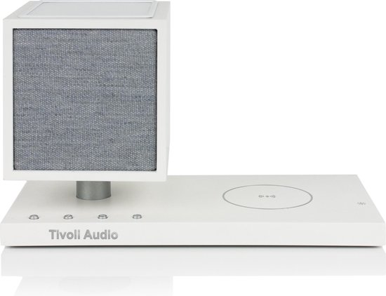 Tivoli Audio - Revive - Bluetooth speaker - draadloze Qi-oplader - Wit/Grijs