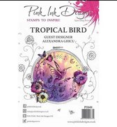 Pink Ink Designs Clear stamp - Tropische vogel - A5 - Set van 6 stempels