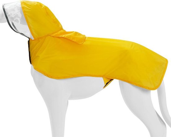 Afwezigheid programma Mus Waterproof regenjas voor honden - GEEL - EXTRA SMALL (XS) | bol.com