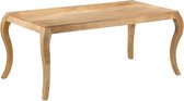 Eettafel Bruin Hout (Incl LW Klok) Rechthoekig - Dineertafel - Eet tafel - Eetkamertafel - Woonkamer tafel