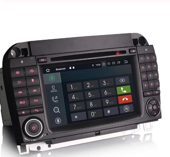 Voltario® 7 " Android 9.0 Autoradio Mercedes met navigatie, bluetooth, DVD  en Octa... | bol.com