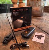 RJRoyal Living - Fietsverlichting Fietslamp voorlicht Usb oplaadbaar koplamp led fiets fietslampjes 1500L