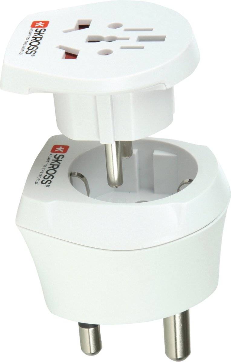 Reisadapter Combo - Wereld-naar-Zuid-Afrika Geaard