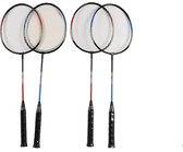 badminton set Inclusief shuttles met net 4 spelers