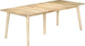 Eettafel Bruin Hout (Incl LW Klok) Rechthoekig - Dineertafel - Eet tafel - Eetkamertafel - Woonkamer tafel