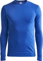 Craft Warm Comfort Crew Neck Thermoshirt - Maat S  - Mannen - Blauw