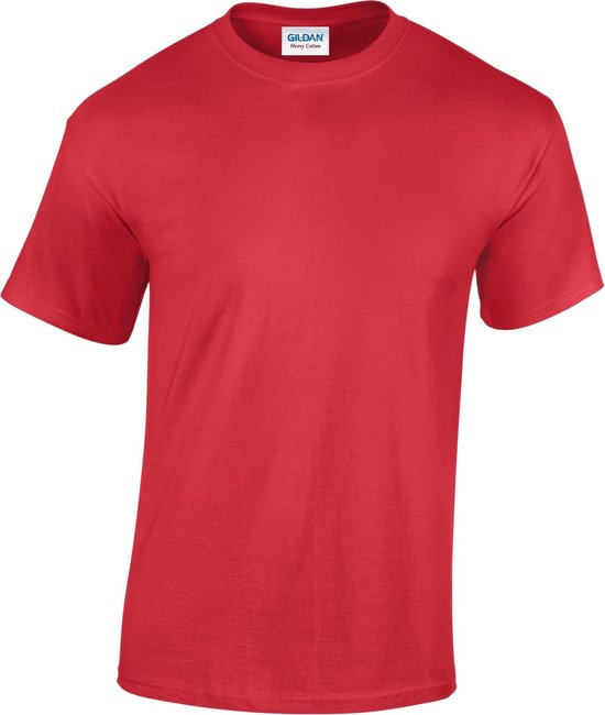 Gildan Heavy Cotton Heren T-shirt Wit 