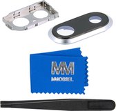 MMOBIEL Glas Lens Back Camera voor iPhone 8 Plus (ZILVER) - inclusief Pincet en Doekje