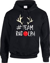 Hoodie sweater | Team Rudolph kersttrui | Maat S