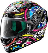 X-Lite X-803 Ultra carbon 54 Davies Carbon Black Pink Blue Red  Integraalhelm - Motorhelm - Maat XXL