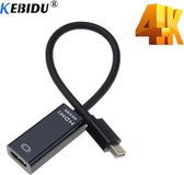 DP to HDMI - Mini DP naar HDMI - Kabel - Full HD 4K - Mac Macbook Pro Air Notebook - Converter Adapter - Zwart