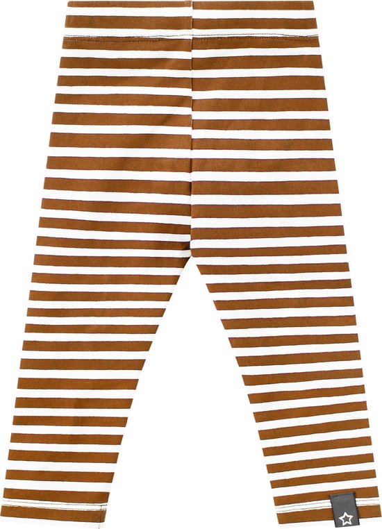 Your Wishes Legging Camel Stripes - Legging - Gestreept - Meisjes - Maat: 122/128