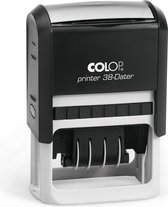 Colop Printer 35/D Blauw/rood - Stempels - Datum stempel Nederlands - Stempel afbeelding en tekst