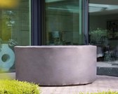 Weersbestendige Beschermhoes Ronde Tuinset (L) | ø 260 x 85 cm | Premium | Waterproof | TÜV Rheinland Gecertificeerd | Hoes voor Tuin | Waterdicht | Solution Dyed (verkleuring onmogelijk) | Zwart